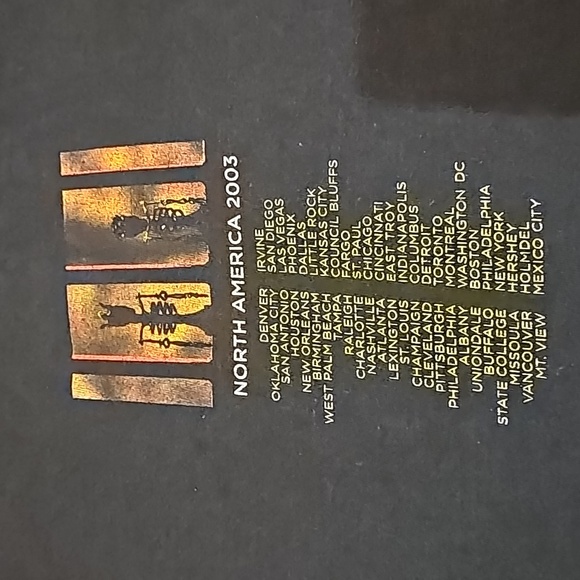 Pearl Jam Riot Act Tour T-shirt - Picture 5 of 5